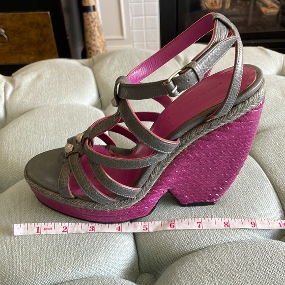 Balenciaga Arena Espadrille Wedges - Picture 14 of 16